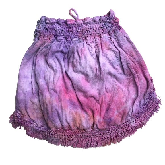 ✨ aerie bubblegum boho tie dye mini skirt - Picture 2 of 8